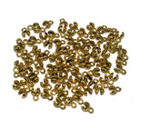 Golden ball dangle charms beads latkan jhumki/Necklace and Bangle metal beads for Jewellery Making. LOOP-008